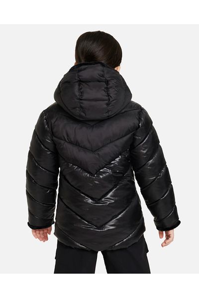 Nike Colorblock Chevron Puffer Girl's Puffer Jacket 36k937-023