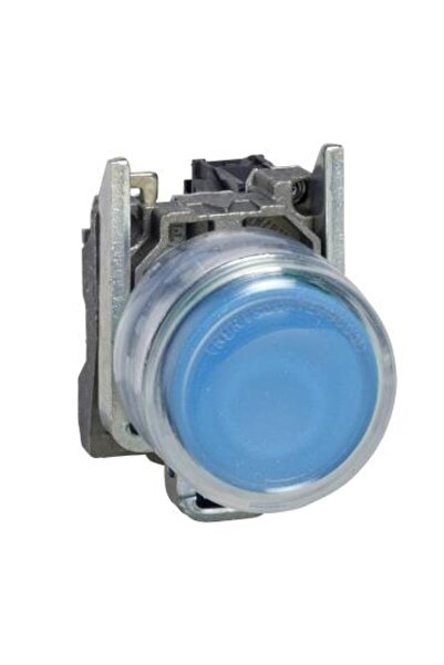 Schneider Electric XB4BP61, Harmony XB4, buton, metal, çıkıntılı, mavi, Ã˜22,...