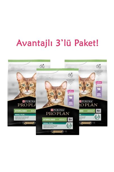 Pro Plan Sterilised Kısırlaştırılmış Kediler Için Hindili Kedi Maması 1,5 Kg ...