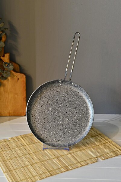 şirineşyalarım Döküm Oms 26 Cm Granit Krep Tava BPA Free Izgara Tavası Granit...