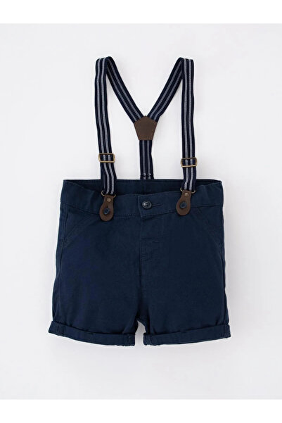 REFA COLLECTİON Erkek Bebek Basic Gabardin Askılı Şort