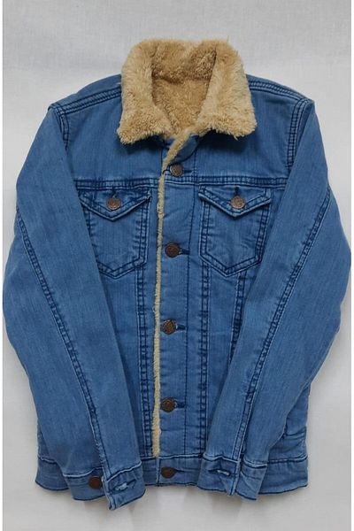 WYS Furry Denim Jacket We Recommend You to Get Two Years Old Big