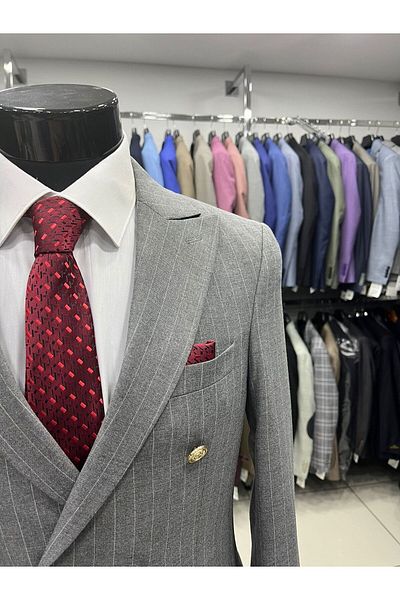 ENRICO MASAROTTI KRUVAZE MEN'S SLIMFIT SUIT DRESS