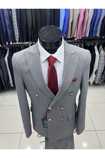 ENRICO MASAROTTI KRUVAZE MEN'S SLIMFIT SUIT DRESS