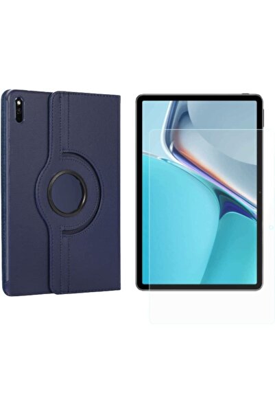 Huawei متوافق مع Matepad 10.4 Bah3-w09 360° حافظة كمبيوتر لوحي دوارة + واقي شاشة