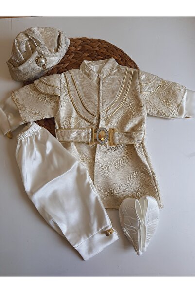 PİLEKİ BABY (çarıklı) 0 6 Ay Ve 1 Yaş Mevlüt Ve Sünnet Kıyafeti Mevlütlük Sün...