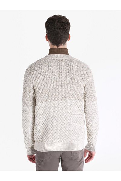 Colin's Tricotaj Regular Fit Pulover gri pentru bărbați