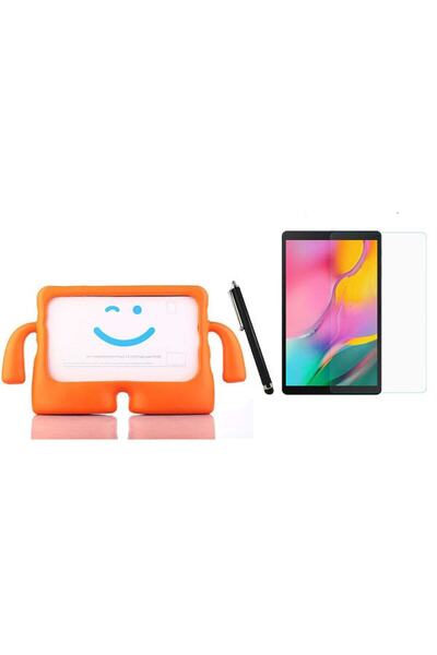 Huawei حافظة Mediapad T3 مقاس 7 بوصات مصنوعة من السيليكون + واقي شاشة