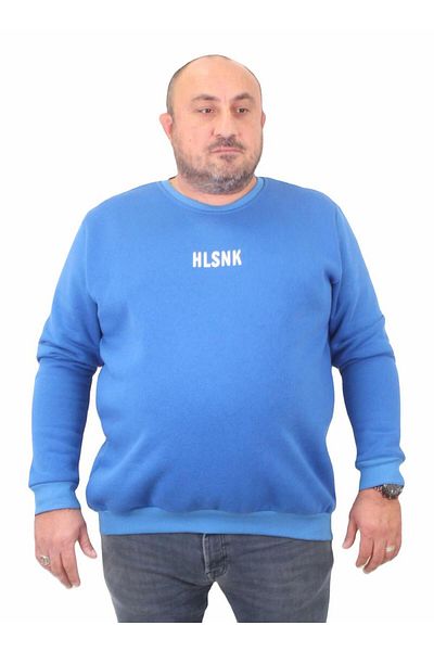 MocGrande Ανδρικό μεγάλο μέγεθος με λαιμόκοψη με λαιμόκοψη Hlsnk 23204 SAKS