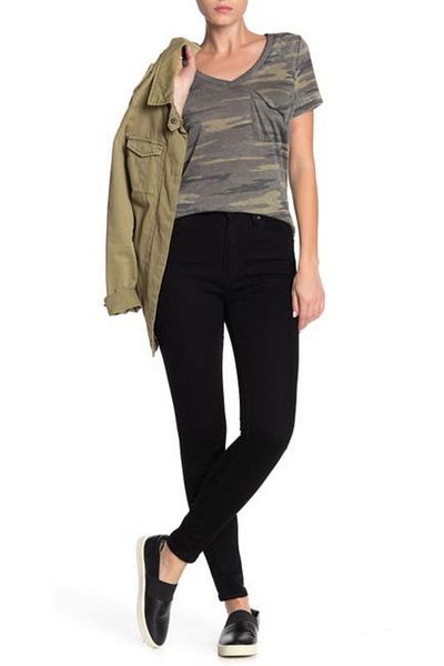 ButikDina Black Skinny Jeans (COAL BLACK)