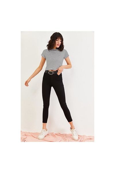 ButikDina Non-Fading Black Super Skinny Jeans (Tight Leg)
