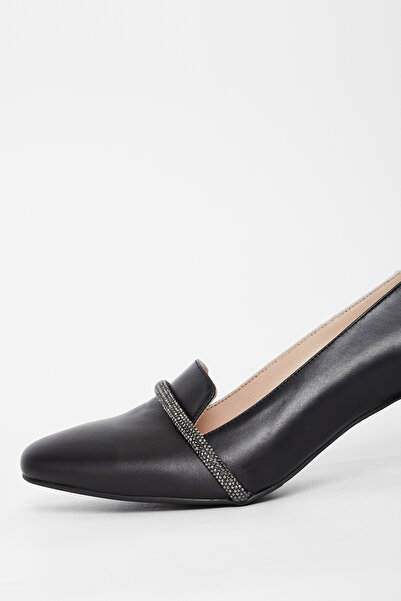 Tamer Tanca Kadın Hakiki Deri Topuklu Ayakkabı 923 788 Bn Ayk Sk23/24