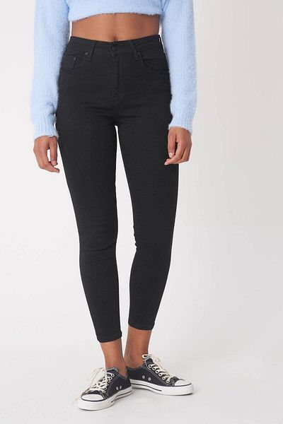 ButikDina Skinny Jeans Very Tight Denim Trousers with Color-Fasting Fabric (SKYBLACK)