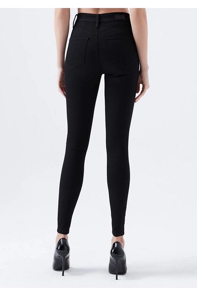 ButikDina Latte Women's Super Skinny Fit Flexible Lycra High Waist Denim Jeans