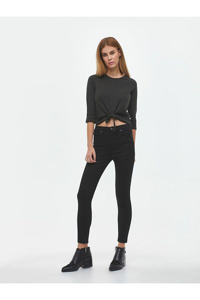 ButikDina Non-colourable Denim Trousers, Tight Fit Skinny Jeans That Make You Look Slim