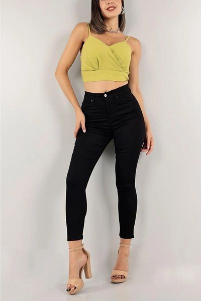 ButikDina Blog High Waist Lycra Stretching Trousers Slim Fit - Extra Fitting