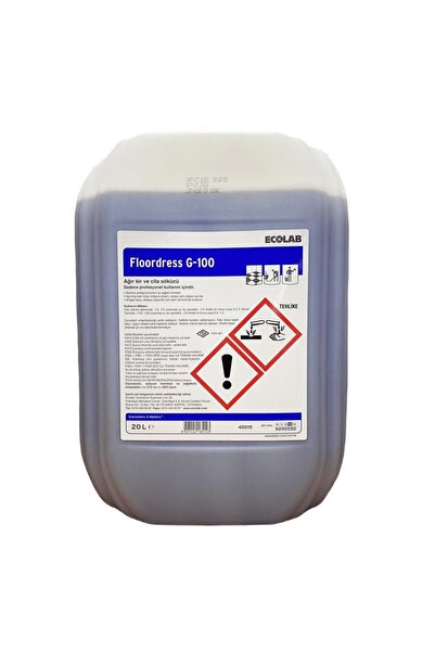 Ecolab Floordress G-100 Kir Ve Cila Sökücü Alkaliye Dayanıklı Zeminler 20 Kg