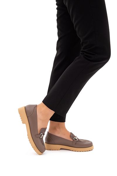 Tamer Tanca Women's Genuine Leather Loafer Shoes 33 33741 Bn Ayk Sk22/23
