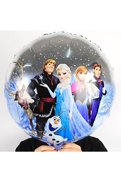 Parti Station Frozen Elsa 5 Yaş Balon Set Karlar Ülkesi Frozen Elsa Konsept Doğum Günü Parti Helyum Balon Buketi