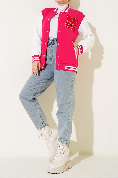Bigdart 55386 College Jacket – Fuchsiová