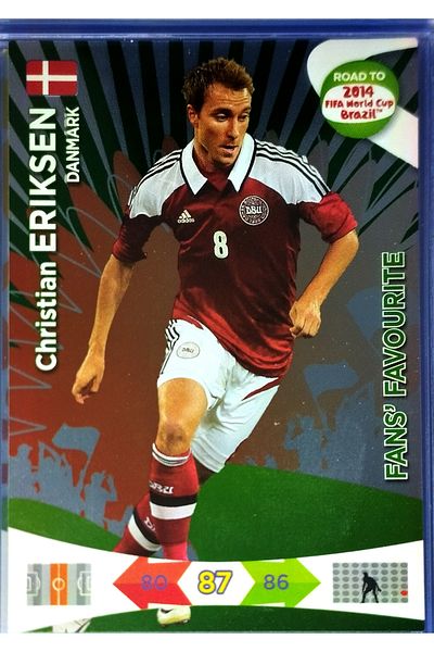 Panini Cristian ERIXEN FANS FAVORITE ROAD TO BRASIL