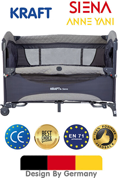 Kraft Siena Anne Yanı 70x110 Oyun Parkı Beşiği