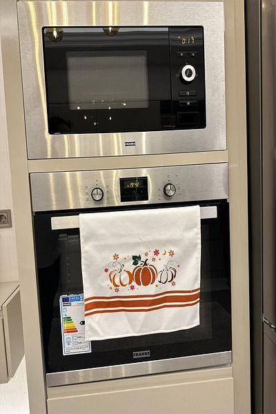 DEKOMOD Decorative Kitchen Cotton Oven Towel Special Patterned Checkered Model 35x50 Cm Washable Cotton Product