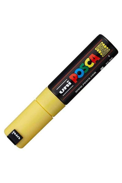Uni 8.0 mm Posca Painting Marker - Pc-8K Yellow