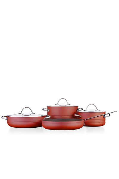 KORKMAZ Linea 7 Piece Viva Cookware Set A2619-4