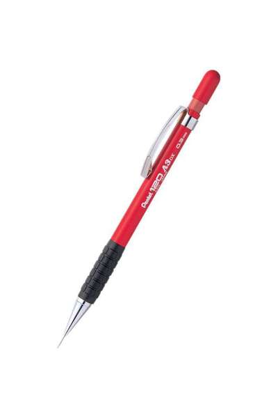 Pentel 120 قلم برأس A3dx 0.3 ملم أحمر