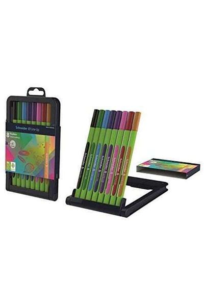 SCHNEIDER Fineliner Lineup Set of 8 0.4 Mm Nsct843