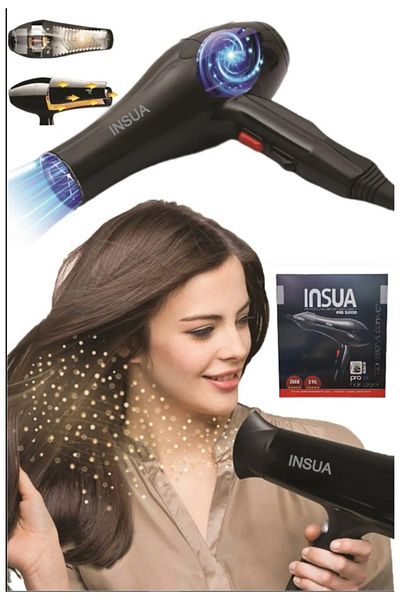 Insua Ins-5200 - Professional Turbo Motor Blow Dryer
