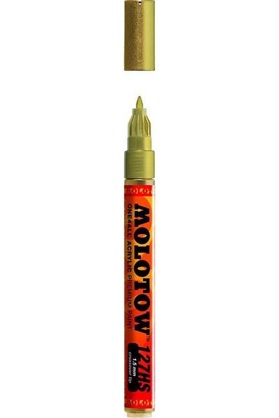 Molotow 127hs-co One4all Acrylic Marker Pen 1.5 Mm Metallic Gold 228