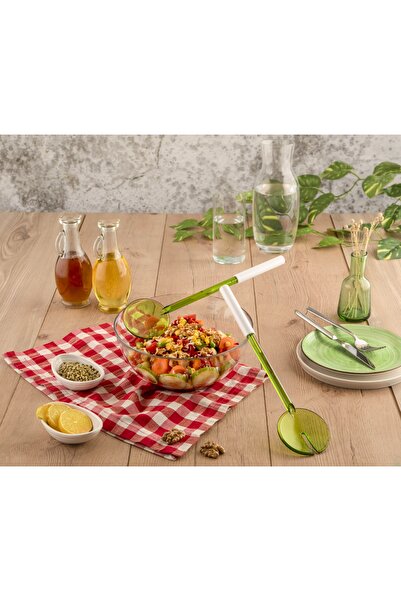 Genel Markalar 2'li Akrilik Salata Kaşığı Servis Seti