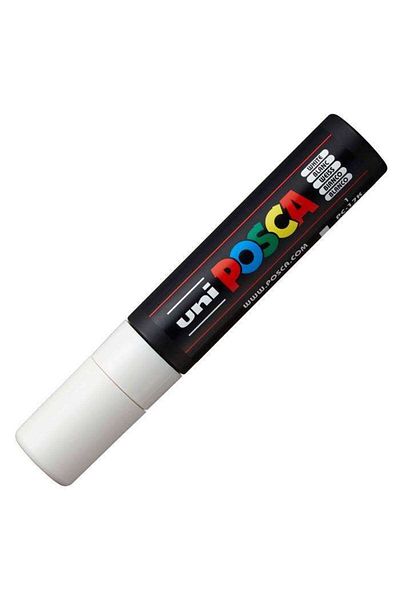 Uni White Posca Painting Marker - 15 Mm, Pc-17K