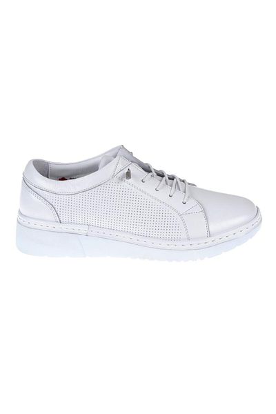 pullman Pantofi de damă casual din piele naturală Mx-5277 alb
