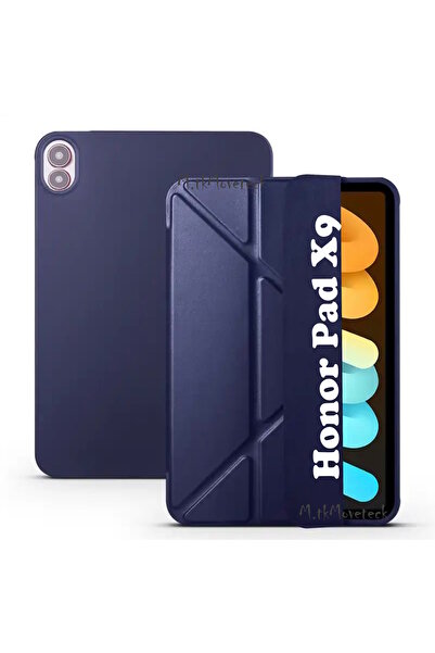 m.tk moveteck Honor Pad X9 11.5 inç Kılıf Kalem Bölmeli Tri Folding Üçgen Sta...
