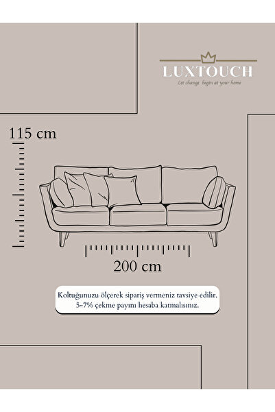 Lux Touch 115 x 200 cm Liva Pompom Coral Seat Cover - Shawl Tufted Sofa Duvan Sofa Bed Armchair