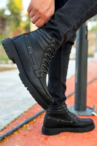 Deri De Luxe Ανδρικές μπότες Suede