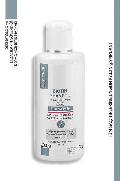 Dermoskin 200 ml Biotin Women's Shampoo