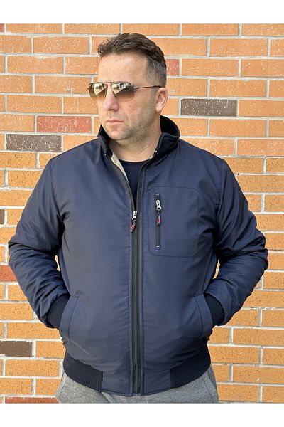 Navy blue plus size coat best sale