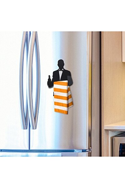 Resmo Garson Figürlü Havlu Kağıt Peçete Rulo Mutfak Askı Raf Asacağı Tuvalet Kağıdı Aparatı Wc