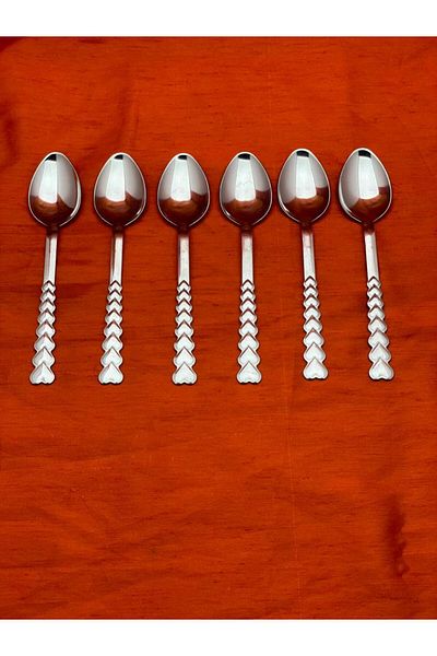 ARVEY 12 Pieces of Tablespoon with Hearts - 12 Pieces