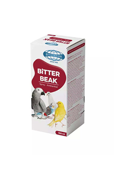 Biyoteknik Bitter Beak Papağanlar İçin Antikanibal Sprey 100 ml