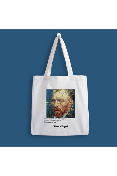 designedfy Έντυπη υφασμάτινη τσάντα Van Gogh Aesthetic 2