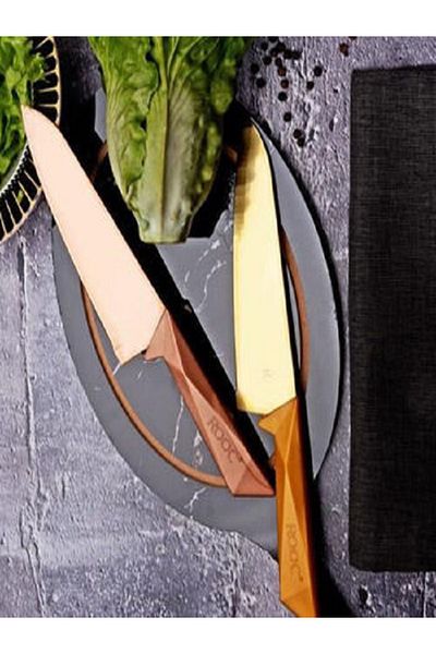 Kazanabil ROOC IGNEOUS CHEF KNIFE 28 CM BRONZE