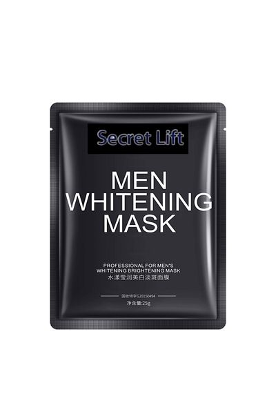SECRET LİFT Organic Herbal Extract Face Revivalery and Whitening Mask for Men 2 Pieces