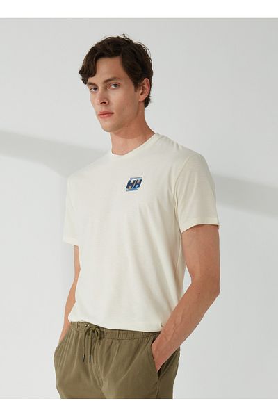 Helly Hansen Ανδρικό μπλουζάκι με λαιμόκοψη με λαιμόκοψη HHA.63082_SKOG ΑΝΑΚΥΚΛΩΜΕΝΟ ΓΡΑΦΙΚΟ Τ-Σ