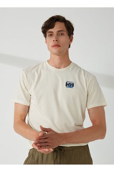 Helly Hansen Ανδρικό μπλουζάκι με λαιμόκοψη με λαιμόκοψη HHA.63082_SKOG ΑΝΑΚΥΚΛΩΜΕΝΟ ΓΡΑΦΙΚΟ Τ-Σ