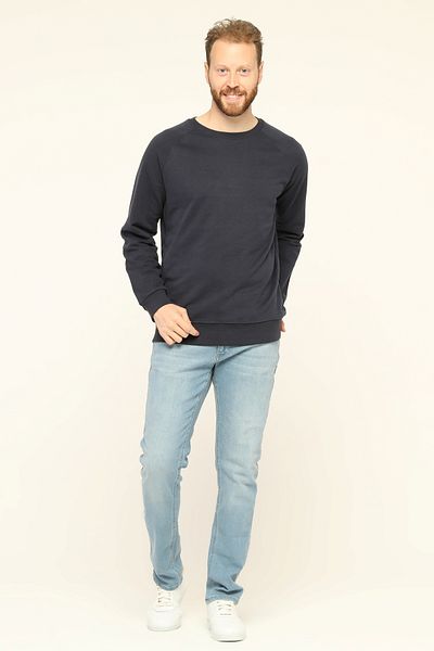 Owut Collection Hanorac oversize bleumarin pentru bărbați